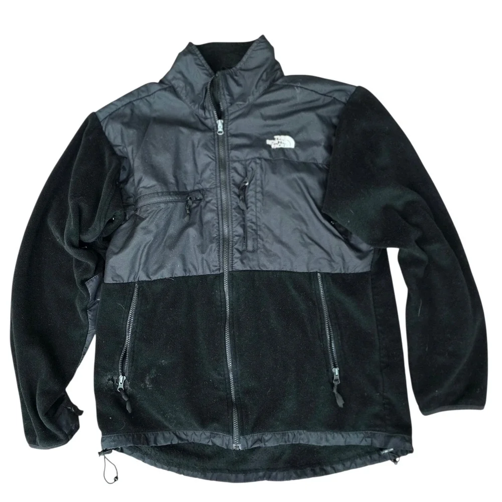The North Face Denali Fleece‎ Jacket Mens Large Black Full Zip Heavyweight Coat